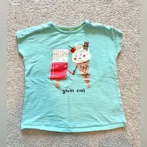 Mini Boden Ice Cream Graphic Tee - Size 12/13